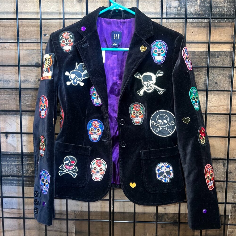 💀♥️ GAP Velour Blazer 💀♥️